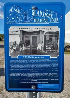 726 Delta Avenue Marker. Click for full size. 726 Delta Avenue Marker image. Click for full size.