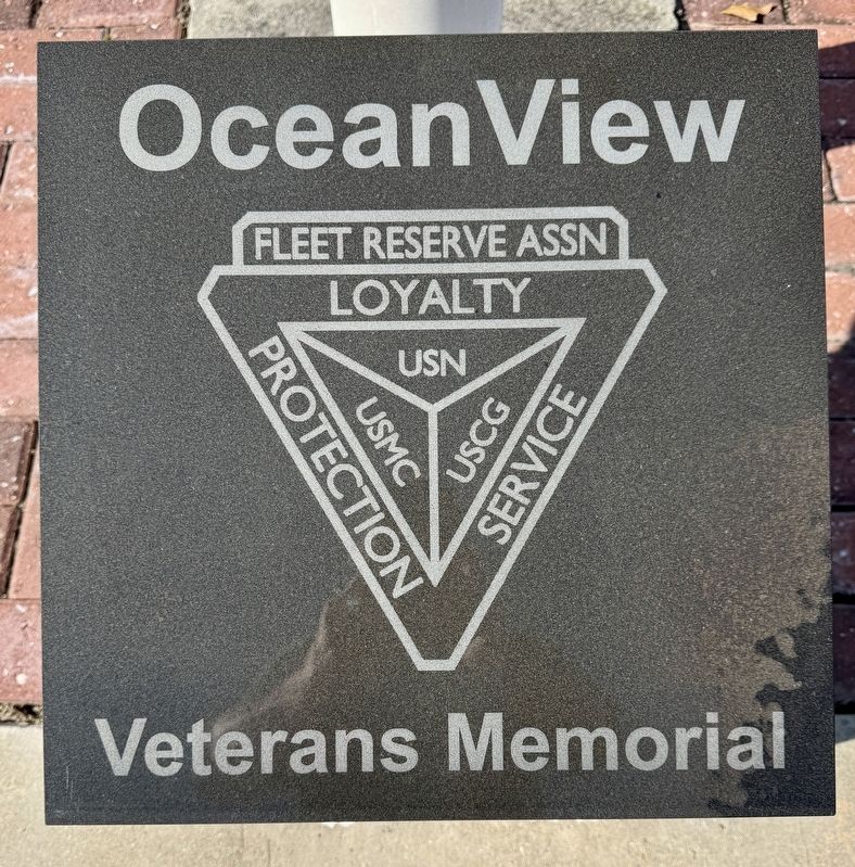 OceanView Veterans Memorial Marker image. Click for full size.