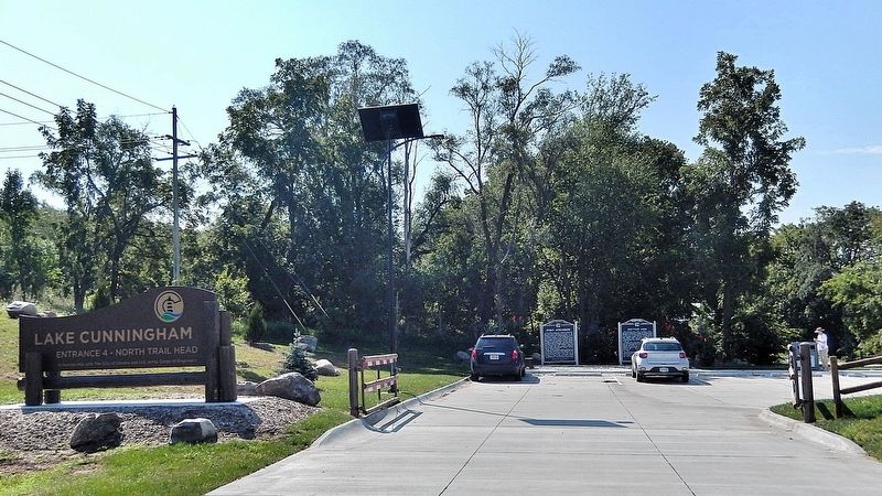 Lake Cunningham Recreation Area � north entrance image. Click for full size.
