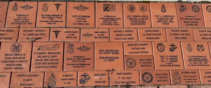 Veterans Memorial Bricks image. Click for full size.