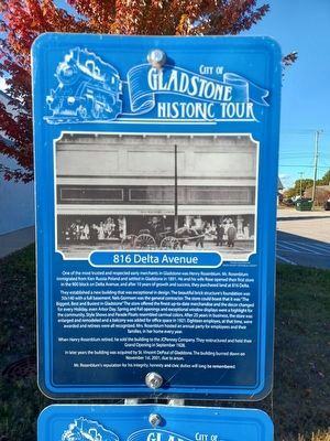 816 Delta Avenue Marker image. Click for full size.