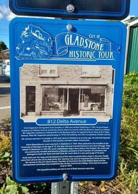 812 Delta Avenue Marker image. Click for full size.
