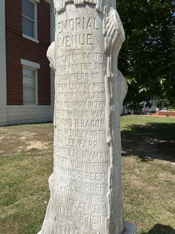 Warren County World War I Memorial image. Click for full size.