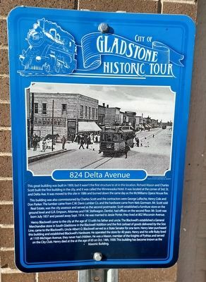 824 Delta Avenue Marker image. Click for full size.