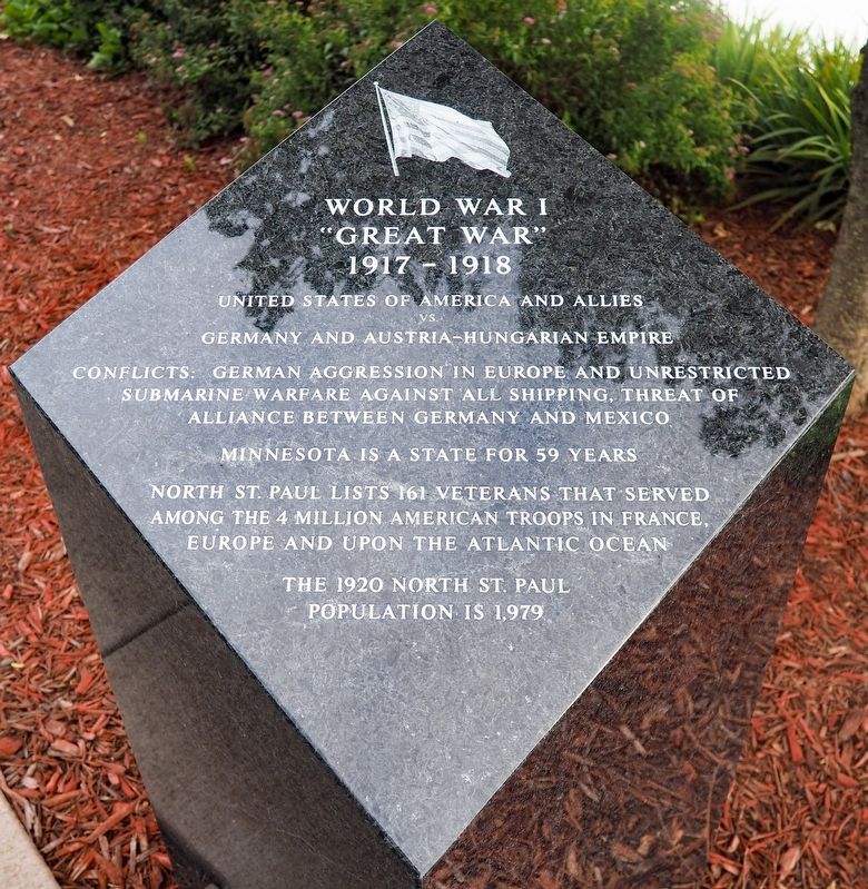 World War I Marker image. Click for full size.