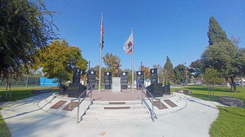 Kern County World War II Veterans Memorial Marker. Click for full size. Kern County World War II Veterans Memorial Marker image. Click for full size.