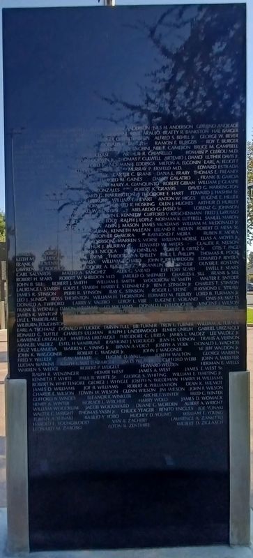 Kern County World War II Veterans Memorial. Click for full size. Kern County World War II Veterans Memorial image. Click for full size.