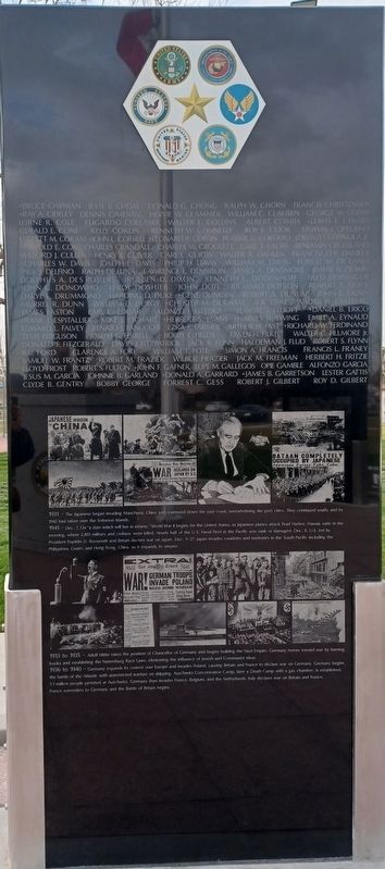 Kern County World War II Veterans Memorial. Click for full size. Kern County World War II Veterans Memorial image. Click for full size.