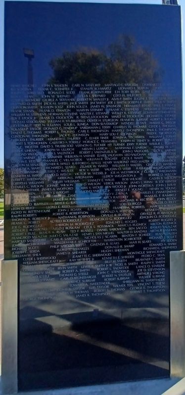 Kern County World War II Veterans Memorial. Click for full size. Kern County World War II Veterans Memorial image. Click for full size.