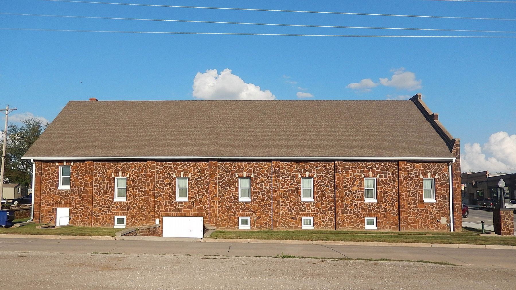 Springfield Community Hall (<i>west elevation</i>) image. Click for full size.