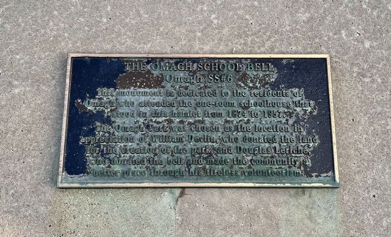 The Omagh School Bell Marker image. Click for full size.