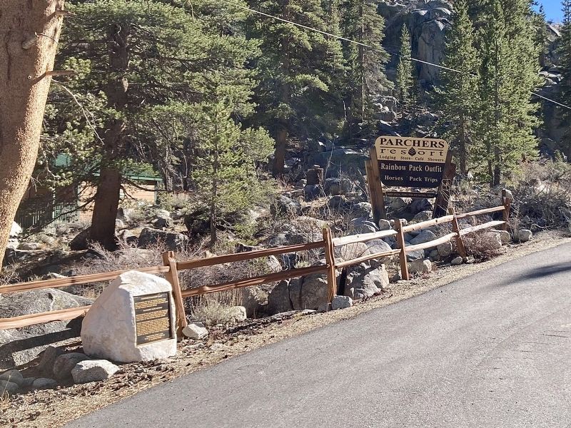 Parcher's Rainbow Camp Marker image. Click for full size.