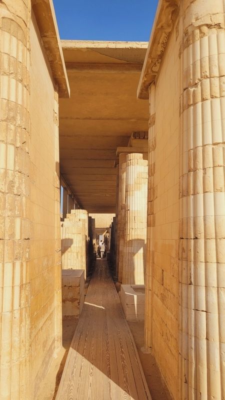 The path through the Colonnades. Click for full size. The path through the Colonnades image. Click for full size.