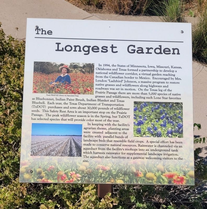 The Longest Garden Marker image. Click for full size.