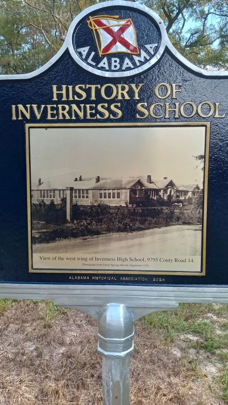 History of Inverness School Marker image. Click for full size.
