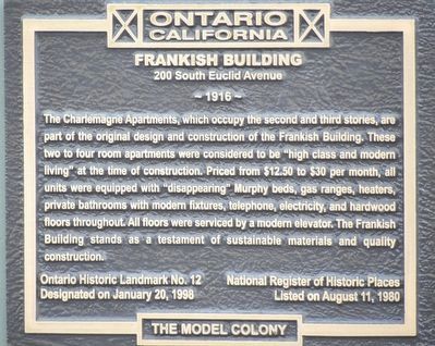 Frankish Building Marker image. Click for full size.