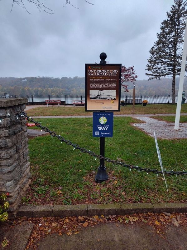 New Richmond Waterfront Marker. Click for full size. New Richmond Waterfront Marker image. Click for full size.