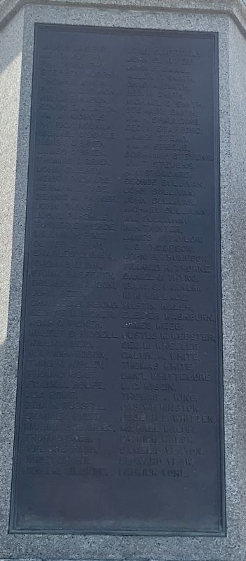 Plaque of Names image. Click for full size.