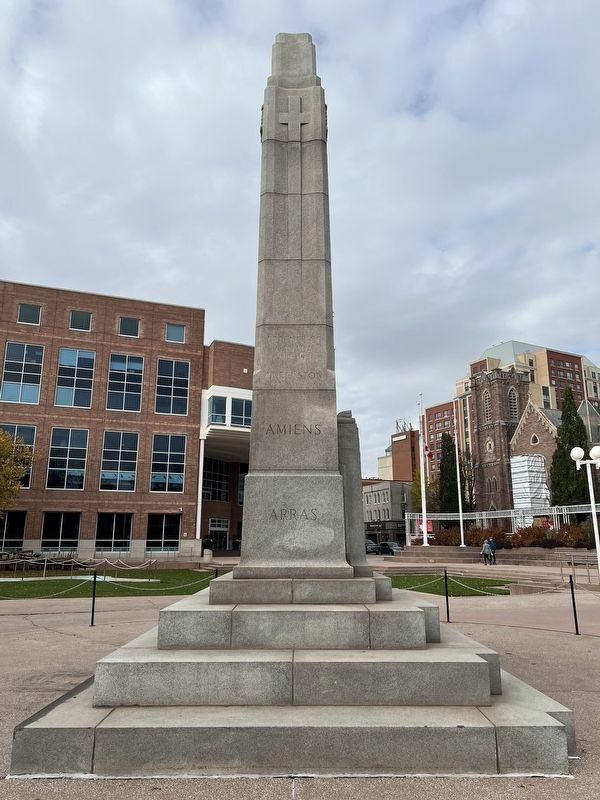 Brampton Cenotaph. Click for full size. Brampton Cenotaph image. Click for full size.