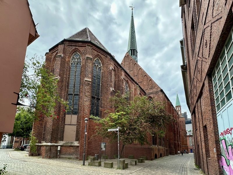 Birgittenkloster / Bridgettine Convent Marker - wide view image. Click for full size.