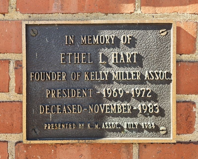 Ethel L. Hart Marker image. Click for full size.