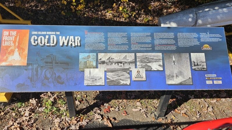 Long Island During the Cold War Marker image. Click for full size.