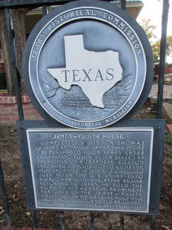 James-Fujita House Marker. Click for full size. James-Fujita House Marker image. Click for full size.