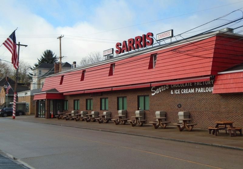 Sarris Candies Chocolate Factory & Ice Cream Parlor. Click for full size. Sarris Candies Chocolate Factory & Ice Cream Parlor image. Click for full size.