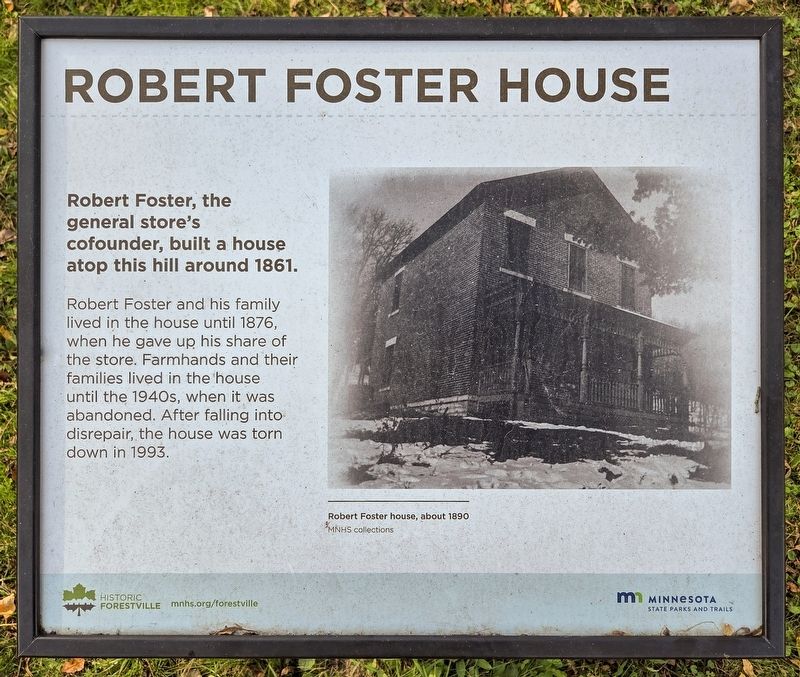Robert Foster House Marker image. Click for full size.