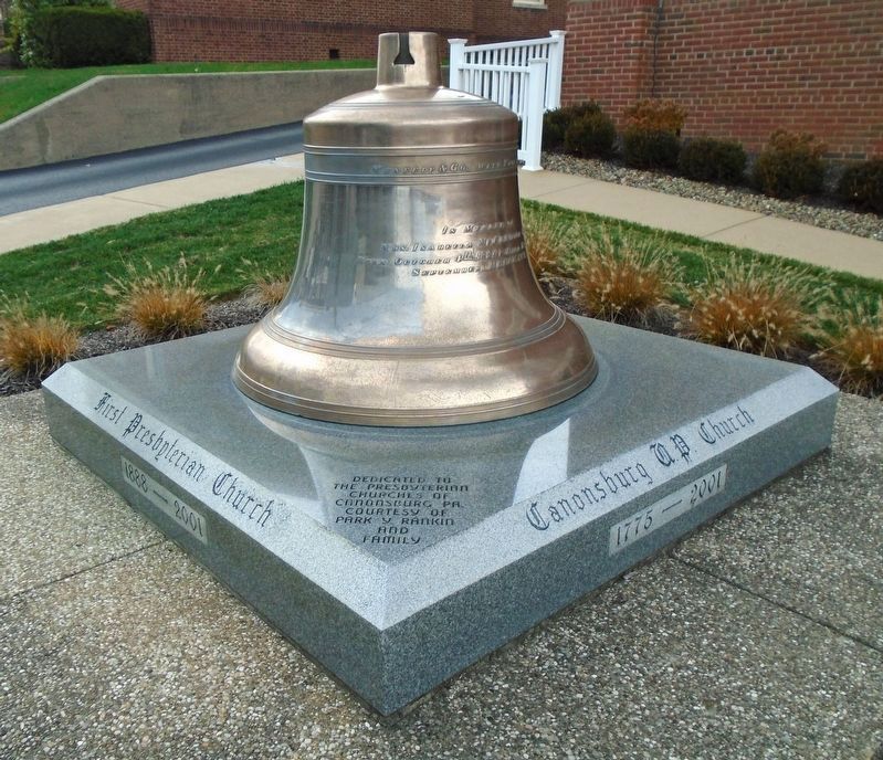 The Presbyterian Churches of Canonsburg Pa. Memorial image. Click for full size.