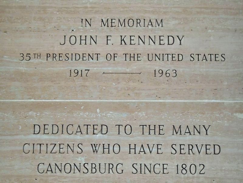 Canonsburg Borough Building Marker image. Click for full size.