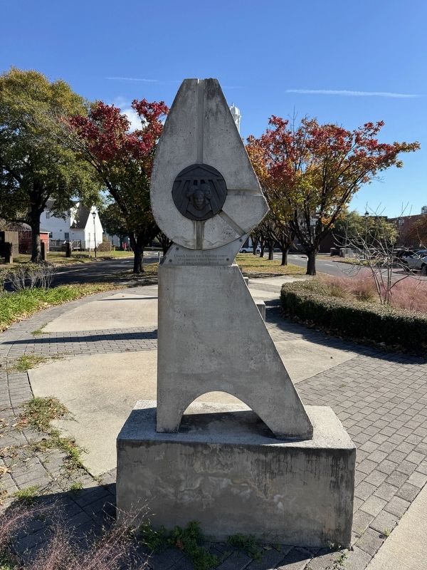 Attucks Theater Monument Pier 1, Side 2 image. Click for full size.