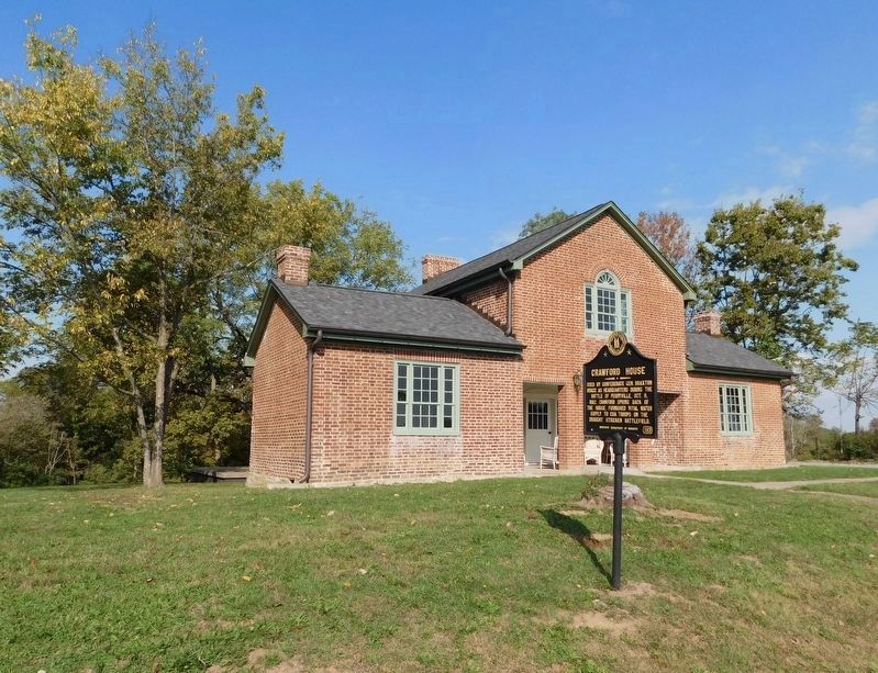 Crawford House and Marker. Click for full size. Crawford House and Marker image. Click for full size.