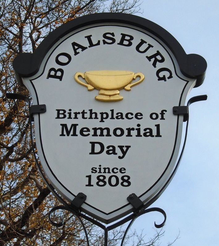 Birthplace of Memorial Day Marker. Click for full size. Birthplace of Memorial Day Marker image. Click for full size.