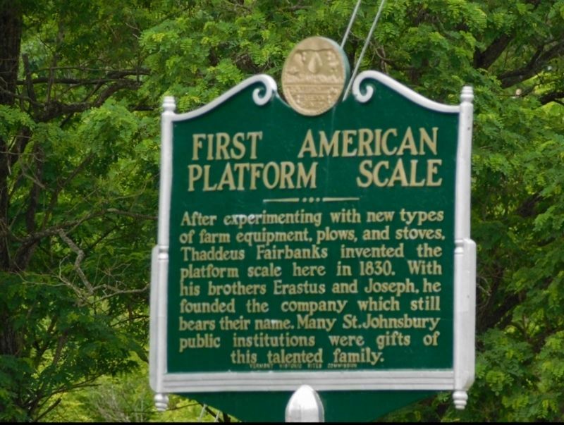 First American Platform Scale Marker image. Click for full size.
