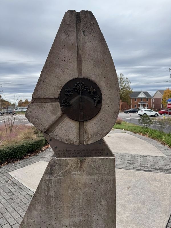 Attucks Theater Monument Pier 4, Side 1 image. Click for full size.