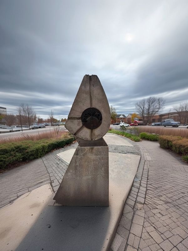 Attucks Theater Monument Pier 4, Side 2 image. Click for full size.