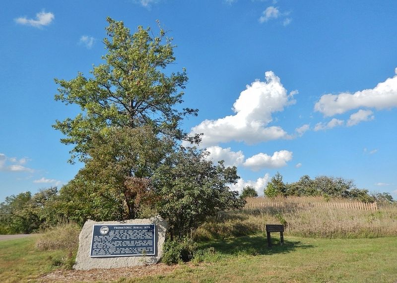 Prehistoric Burial Site Marker. Click for full size. Prehistoric Burial Site Marker image. Click for full size.