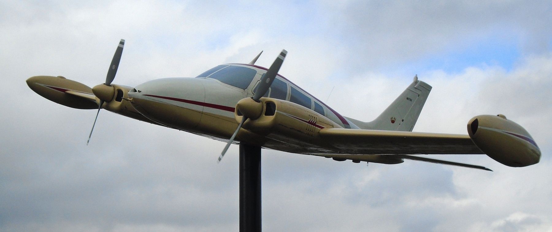 James M. Stewart's Cessna 310 N6775X image. Click for full size.