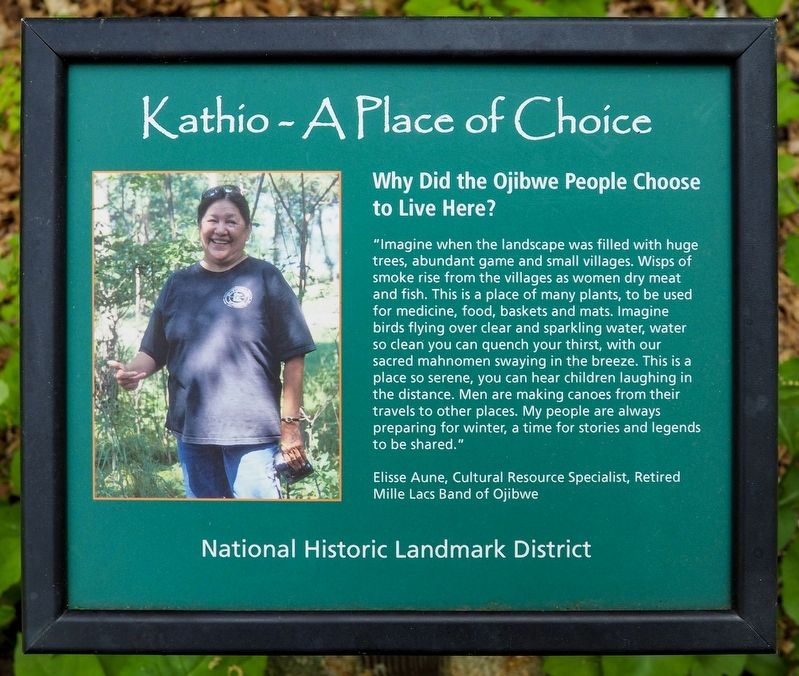 Why Did the Ojibwe People Choose to Live Here? Marker. Click for full size. Why Did the Ojibwe People Choose to Live Here? Marker image. Click for full size.