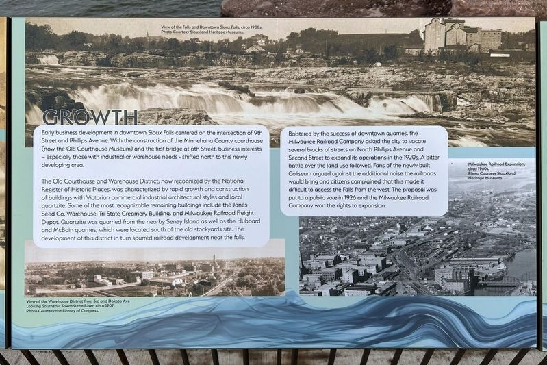 Growth | Falls Park: Transformation Over Time Marker image. Click for full size.