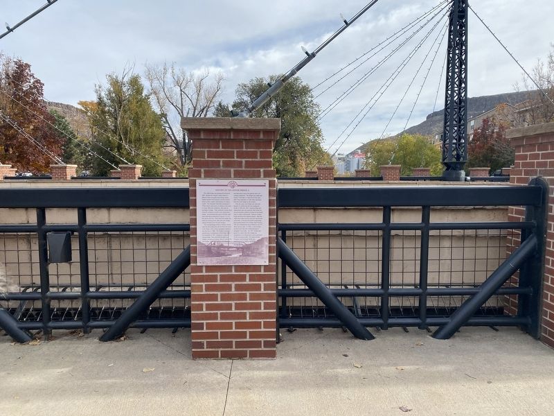 History of the Avenue Bridge 2 Marker image. Click for full size.