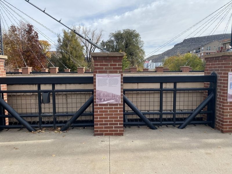 History of the Avenue Bridge 4 Marker image. Click for full size.