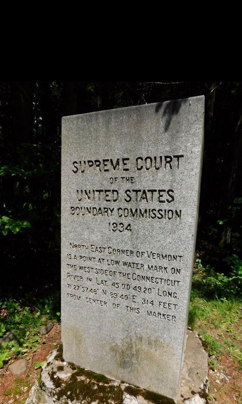 Supreme Court of the United States Boundary Commission Marker. Click for full size. Supreme Court of the United States Boundary Commission Marker image. Click for full size.
