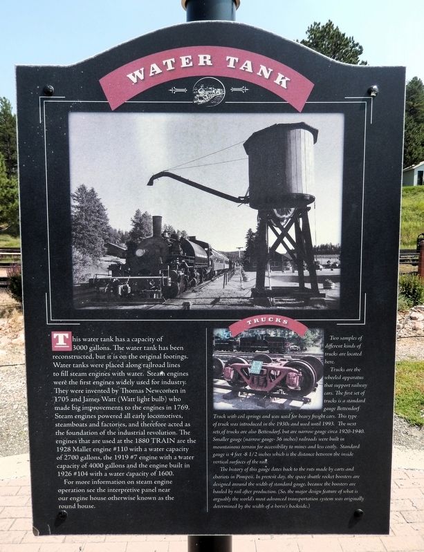 Water Tank Marker image. Click for full size.