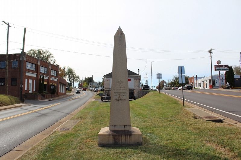 Culpeper Minute Men Marker - Old Orange Road & Main Street image. Click for full size.