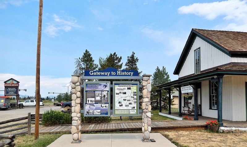 Grand County Skiing Marker. Click for full size. Grand County Skiing Marker image. Click for full size.