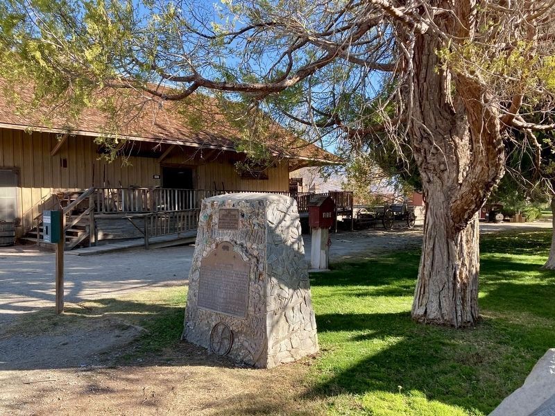 Laws Station and Marker image. Click for full size.