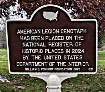 American Legion Cenotaph Marker image. Click for full size.