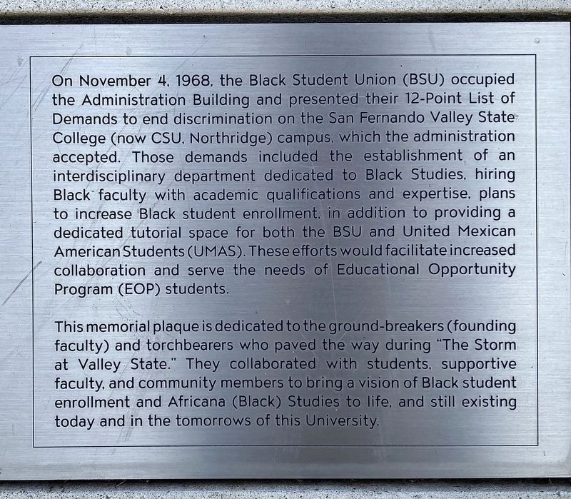 The Storm at Valley State marker image. Click for full size.